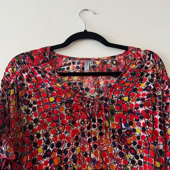 Anthropologie Bl-nk London Colorful Printed Naomi Blouse - Picture 5 of 8
